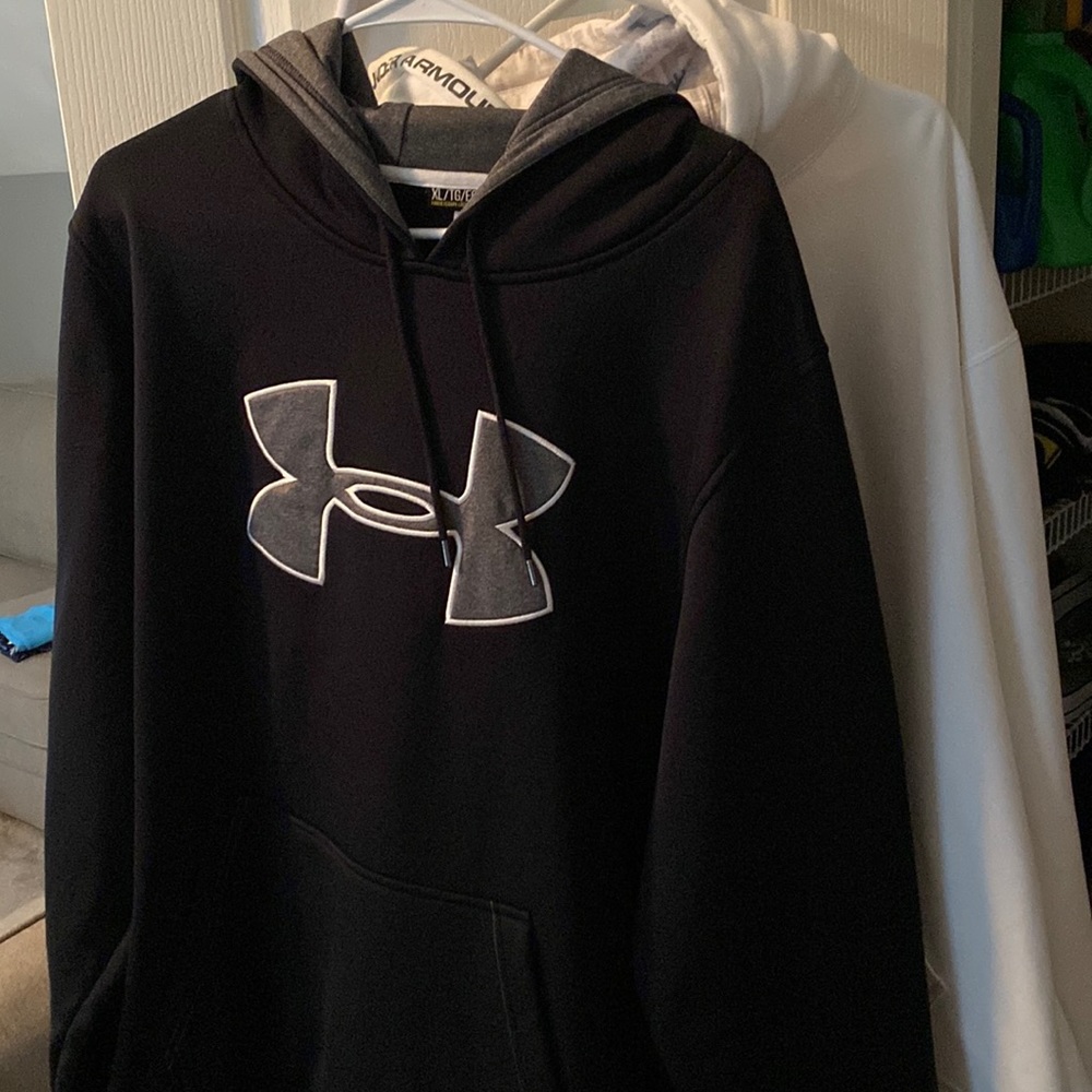 Two Under Armour hoodies